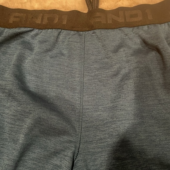 And1 Heather Teal Joggers with pockets - Picture 11 of 13